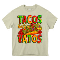 Mossy tacos before vatos Heavy Core Tee - Zillion Design Studio