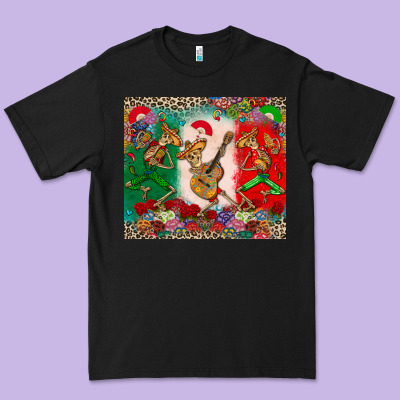 Mexican Skeletons Premium Tee Designed By Cts Tumbler Store