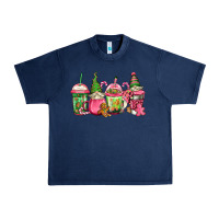 Navy pink christmas gnomes coffee cups Urban Heavy Tee - Jasminsmagicworld