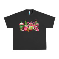Pigment Black pink christmas gnomes coffee cups Urban Heavy Tee - Jasminsmagicworld