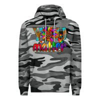 Slate Camo LGBTQ+ you matter with leopard Premium Hoodie - NancyCooperArtShop