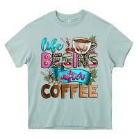 Arona life begins after coffee Heavy Core Tee - Zillion Design Studio