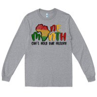 Heather Grey one month cant hold our history Long Sleeve Tee - MaliasSmallBusiness