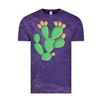 Cloud Purple texas prickly pear cactus Vintage Tee - Artiststas