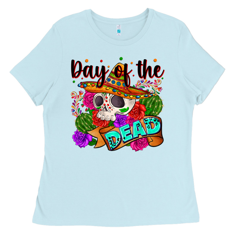 Mexican Day Of The Dead Ladies Tee by Zillion Design Studio | Teevron