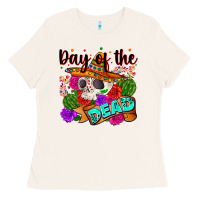 Bone mexican day of the dead Ladies Tee - Zillion Design Studio