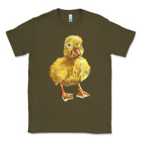 Army Green Baby Duck Classic Tee - LillyAllenDesigns