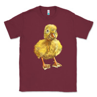 Burgundy Baby Duck Classic Tee - LillyAllenDesigns