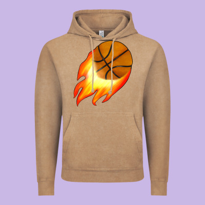 Basketball Vintage Hoodie Designed By Jahusdesignshop