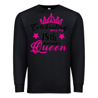 Black Celebrating With the 18th Birthday Queen Premium Sweatshirt - Bettercallsaul
