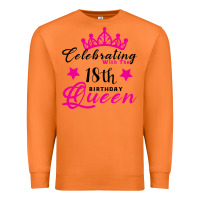 Carrot Celebrating With the 18th Birthday Queen Premium Sweatshirt - Bettercallsaul