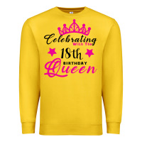 Lemon Celebrating With the 18th Birthday Queen Premium Sweatshirt - Bettercallsaul