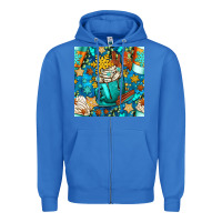 True Royal winter coffee cups and snow with plaid seamless pattern bbs Zipper Hoodie - BundleAndBundleShop