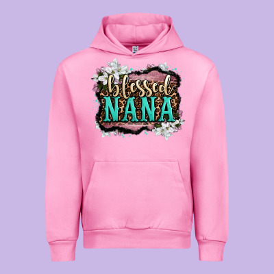 Blessed Nana Urban Hoodie Designed By Oliviacreatesart