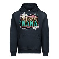 Navy blessed nana Urban Hoodie - OliviaCreatesArt