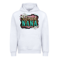 White blessed nana Urban Hoodie - OliviaCreatesArt