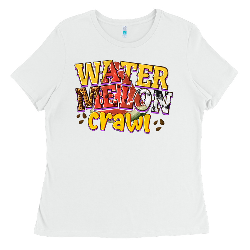 Watermelon Crawl Ladies Tee by texasbilliewilder | Teevron