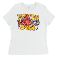White watermelon crawl Ladies Tee - texasbilliewilder