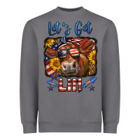 Storm let's get lit 4th of july cow Heavyweight Sweatshirt - LillyAllenDesigns