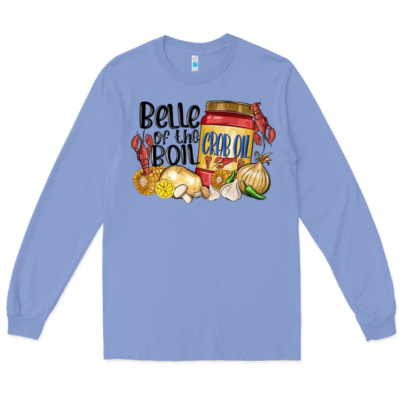 Belle Of The Boil Crab Oil Long Sleeve Tee by MaliasSmallBusiness | Teevron