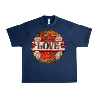 Navy hello love bug ladybug ornament Urban Heavy Tee - BarkalooDesign
