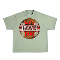 Oil Green hello love bug ladybug ornament Urban Heavy Tee - BarkalooDesign