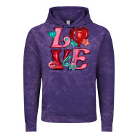 Cloud Purple love with balloons Vintage Hoodie - AdoDesignShop