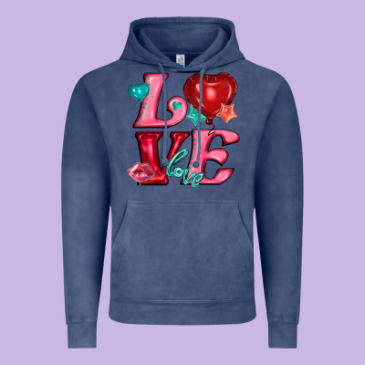 Love With Balloons Vintage Hoodie Designed By Adodesignshop