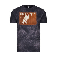 Cloud Black cowhide background Vintage Tee - AdoDesignShop