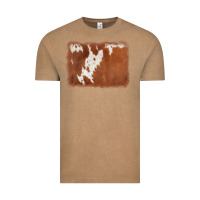 Vintage Coffee cowhide background Vintage Tee - AdoDesignShop