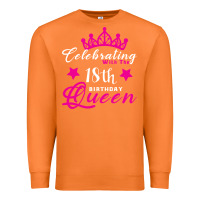 Carrot Celebrating With the 18th Birthday Queen Premium Sweatshirt - Bettercallsaul