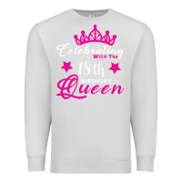 Dove Grey Celebrating With the 18th Birthday Queen Premium Sweatshirt - Bettercallsaul