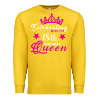 Lemon Celebrating With the 18th Birthday Queen Premium Sweatshirt - Bettercallsaul