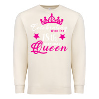 Sandshell Celebrating With the 18th Birthday Queen Premium Sweatshirt - Bettercallsaul