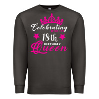 Smoke Celebrating With the 18th Birthday Queen Premium Sweatshirt - Bettercallsaul