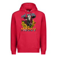 Cardinal Just a Little Moody Premium Hoodie - texasbilliewilder