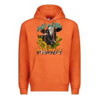 Carrot Just a Little Moody Premium Hoodie - texasbilliewilder
