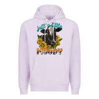 Lilac Just a Little Moody Premium Hoodie - texasbilliewilder