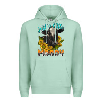 Seafoam Just a Little Moody Premium Hoodie - texasbilliewilder