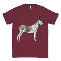 Burgundy Andalusian Donkey Classic Tee - LillyAllenDesigns