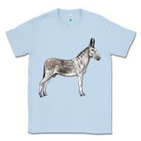 Dusty Blue Andalusian Donkey Classic Tee - LillyAllenDesigns