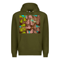 Army Green little debbie tree cakes leopard turquoise Premium Hoodie - JahusDesignShop