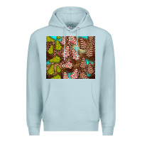 Blue Mist little debbie tree cakes leopard turquoise Premium Hoodie - JahusDesignShop