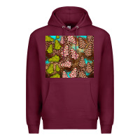 Burgundy little debbie tree cakes leopard turquoise Premium Hoodie - JahusDesignShop