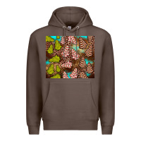 Coffee little debbie tree cakes leopard turquoise Premium Hoodie - JahusDesignShop