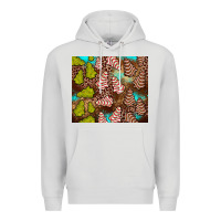 Dove Grey little debbie tree cakes leopard turquoise Premium Hoodie - JahusDesignShop