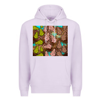 Lilac little debbie tree cakes leopard turquoise Premium Hoodie - JahusDesignShop