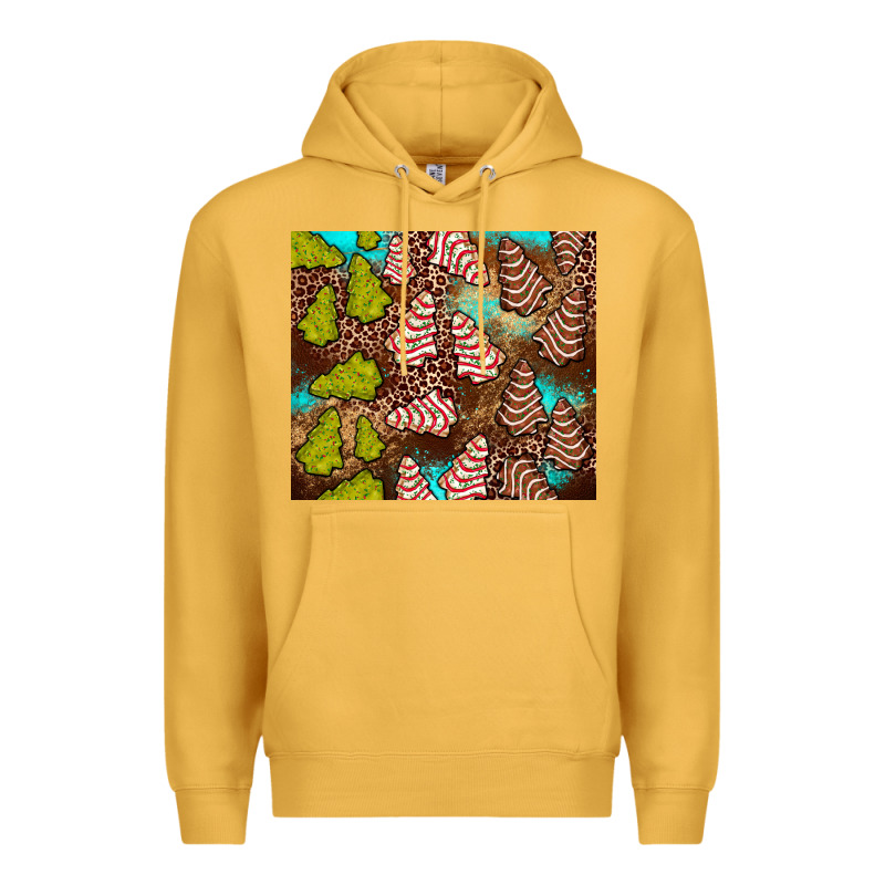 Little Debbie Tree Cakes Leopard Turquoise Premium Hoodie by JahusDesignShop | Teevron