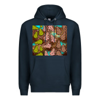 Navy little debbie tree cakes leopard turquoise Premium Hoodie - JahusDesignShop