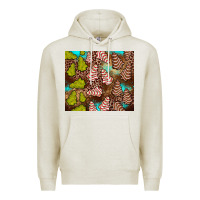 Oatmeal Heather little debbie tree cakes leopard turquoise Premium Hoodie - JahusDesignShop